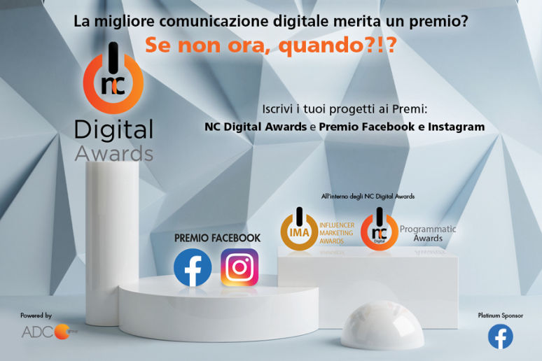 Banner pubblicitario NC Digital Awards Banner pubblicitario NC Digital Awards